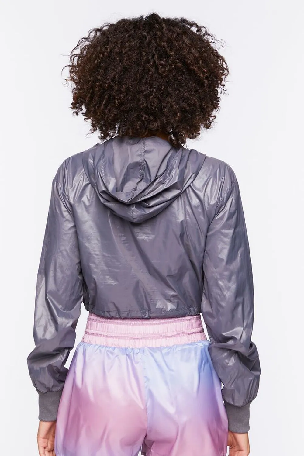 Active windbreaker Forever 21, charcoal