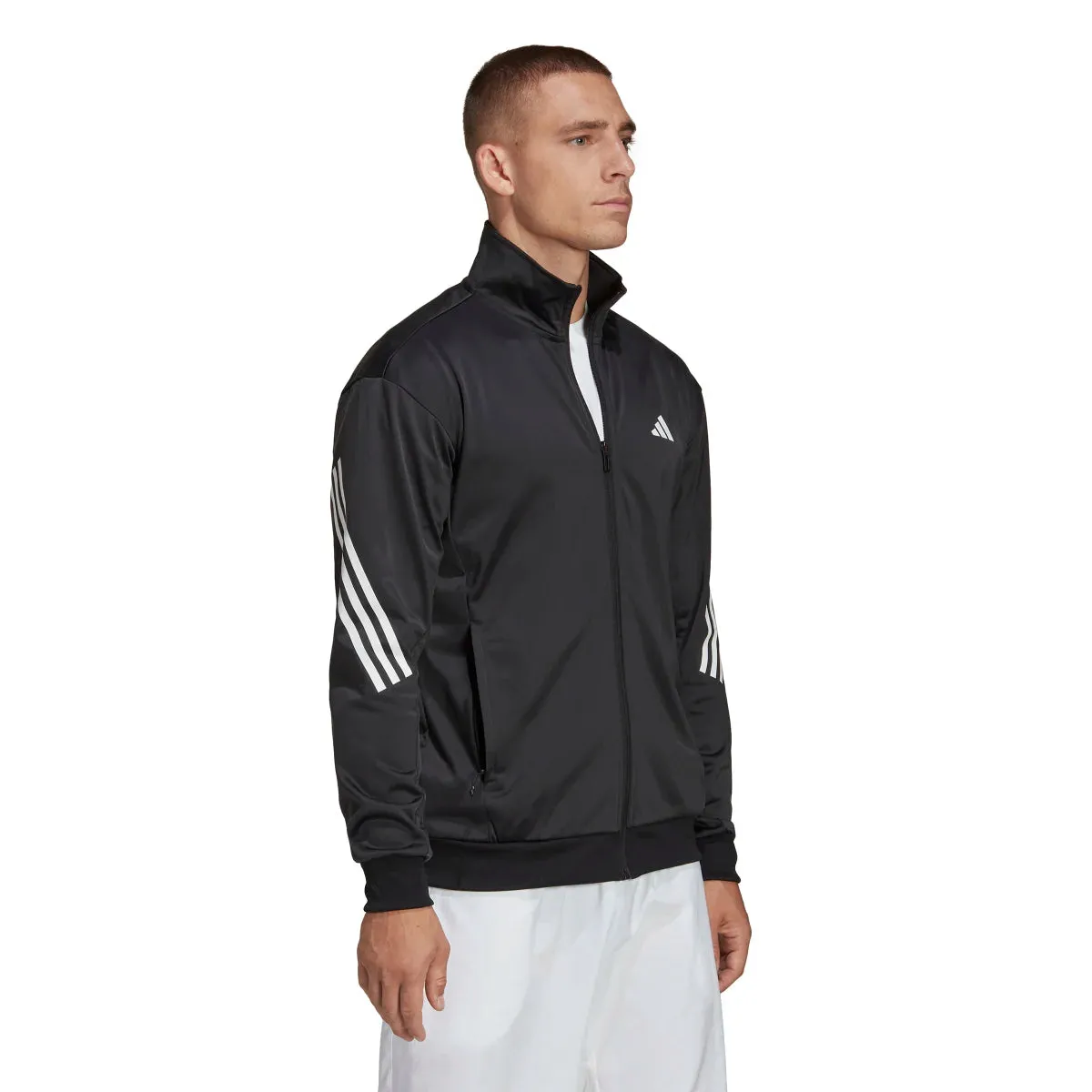 adidas Men's 3-Stripes Knit Tennis Jacket