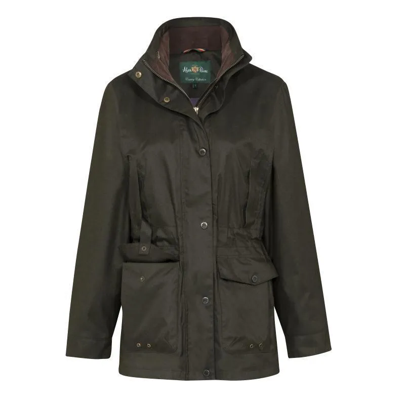 Alan Paine Fernley Ladies Waterproof Field Coat - Woodland