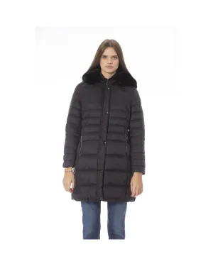 Baldinini Trend Women's Black Polyester Jackets & Coat - S