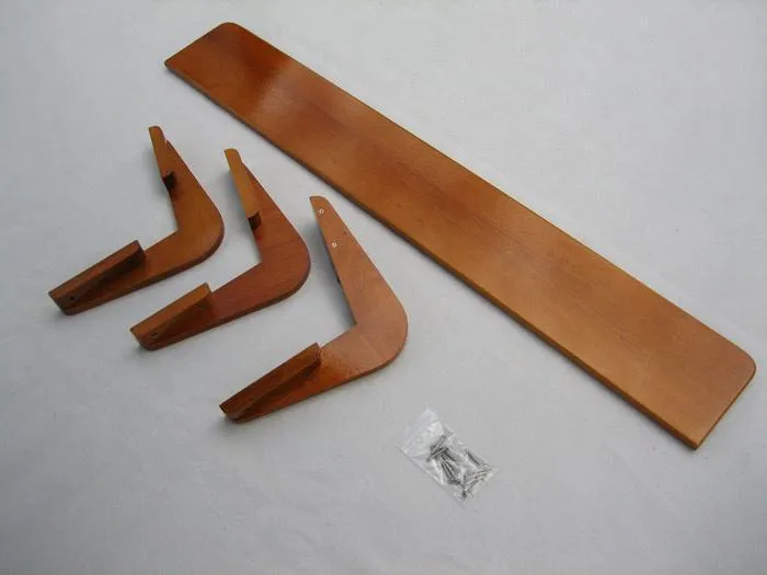 Boston Whaler Mahogany Backrest With L-Brackets, Fits Classic 13' &15'