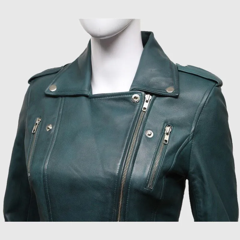 Buy Best Quality Leather Jacket Real Soft Nappa Lamb Leather Jacket For Women