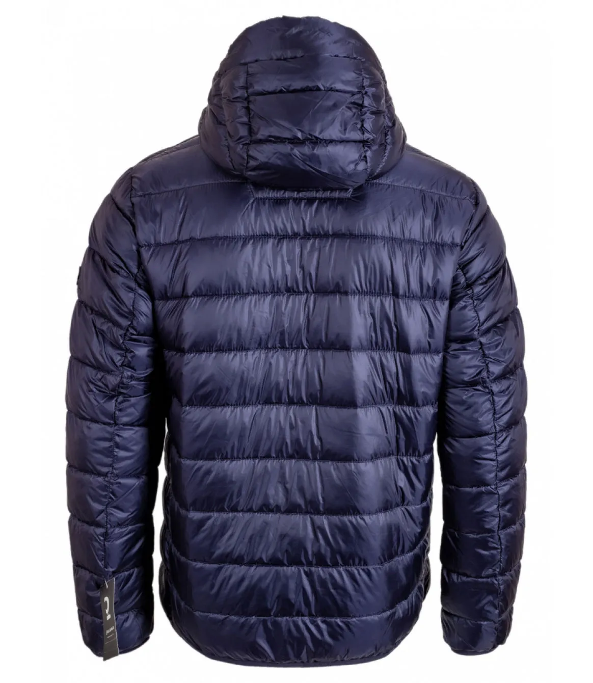 CALAMAR Quilted Jacket With Hood - Navy