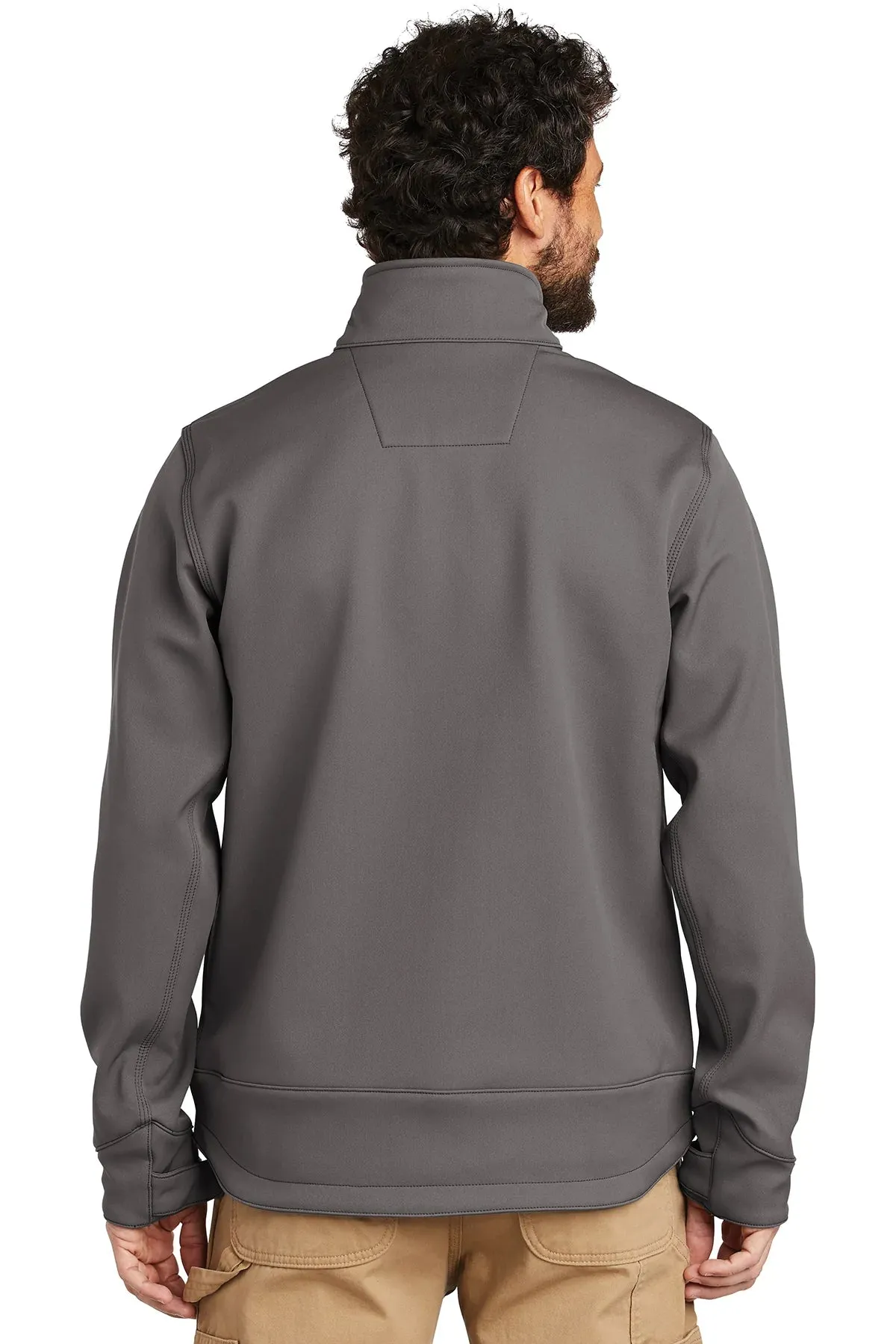 Carhartt Crowley Branded Soft Shell Jackets, Charcoal