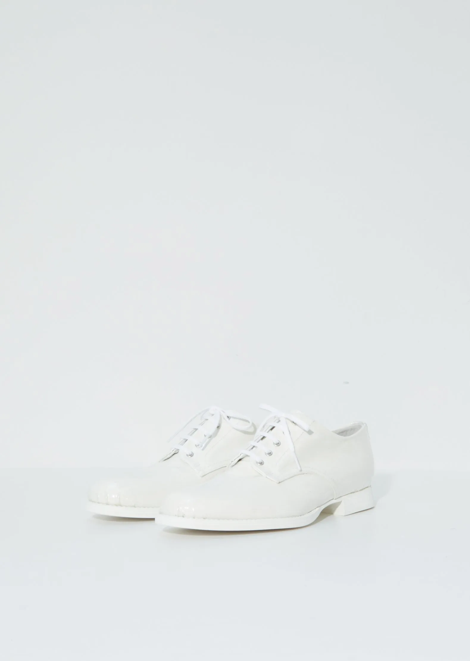 Clear / White PVC Oxfords