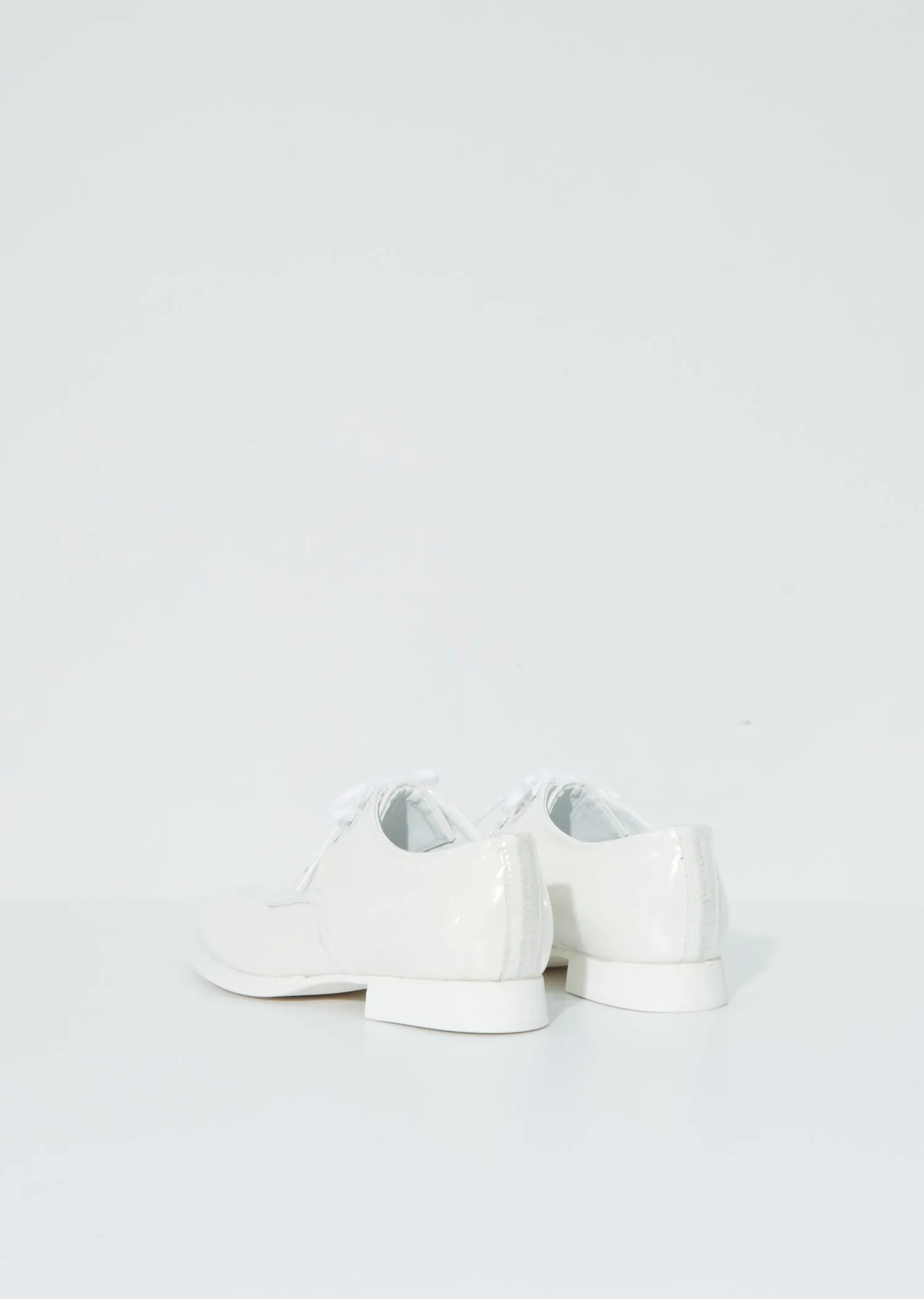 Clear / White PVC Oxfords