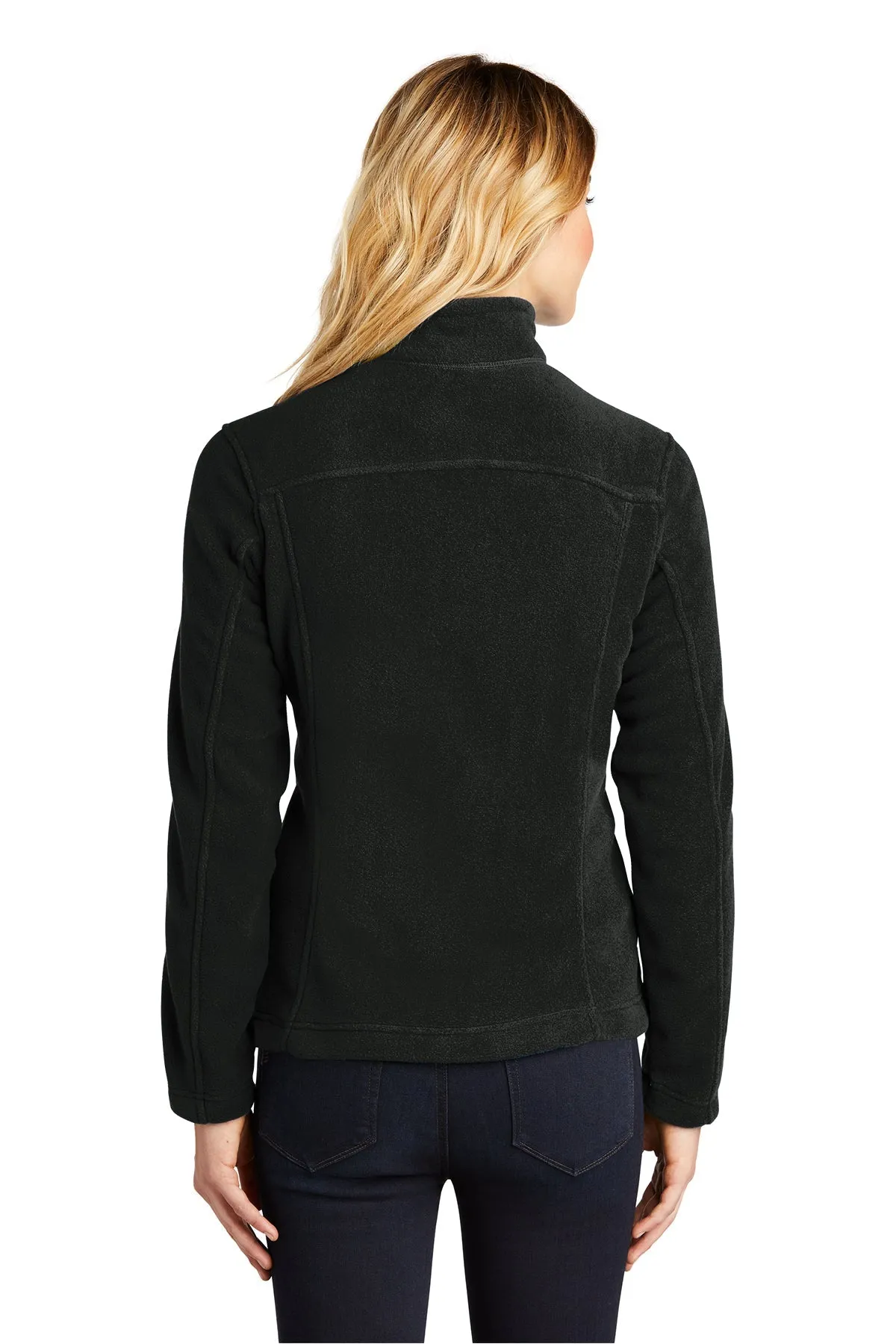 Eddie Bauer Ladies Customized Full-Zip Fleece Jackets, Black