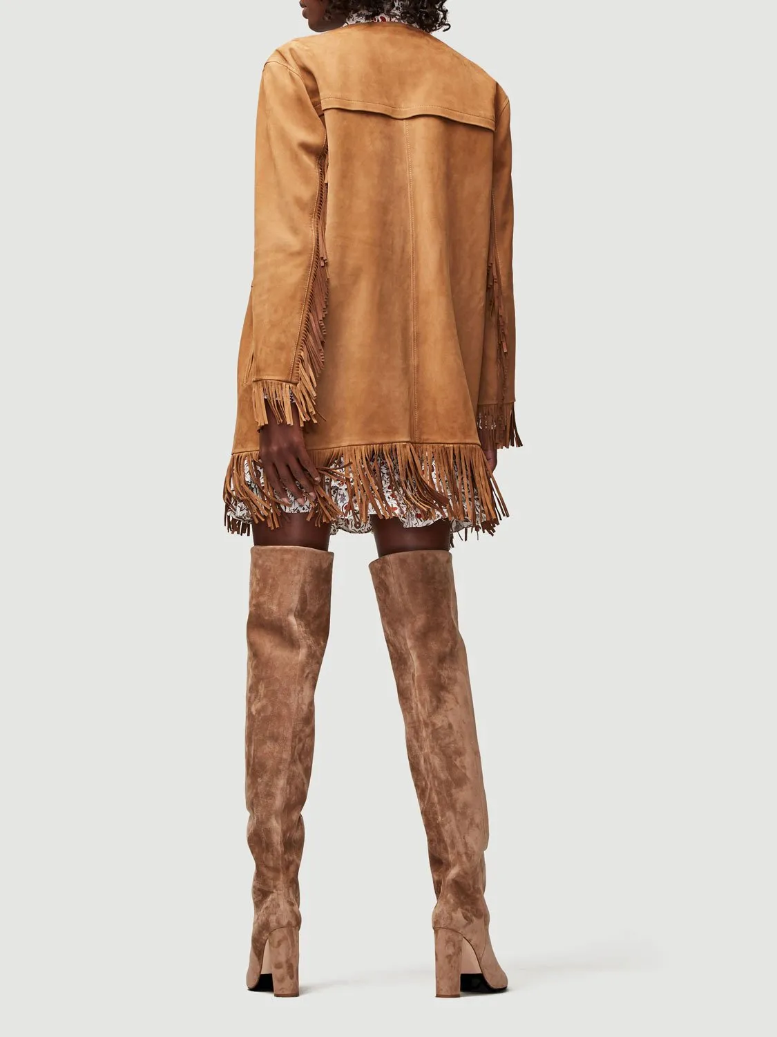 FRAME - Fringe Duster Warm Tan