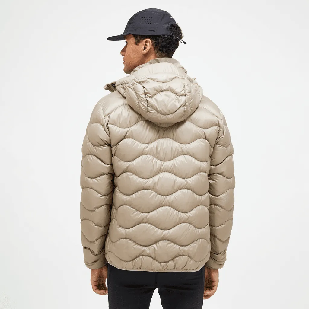 Helium down hood jacket - Avid beige