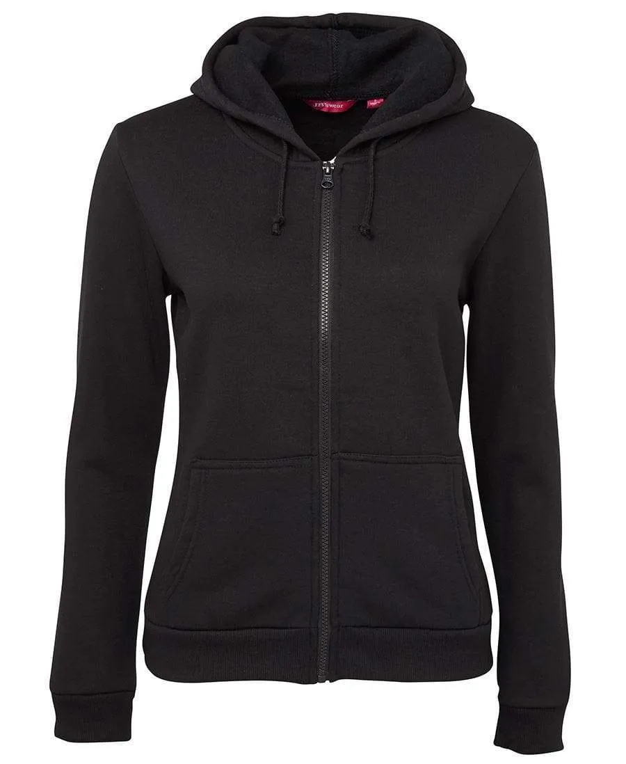 JB'S Women’s Polyester Cotton Full Zip Hoodie 3PZH1