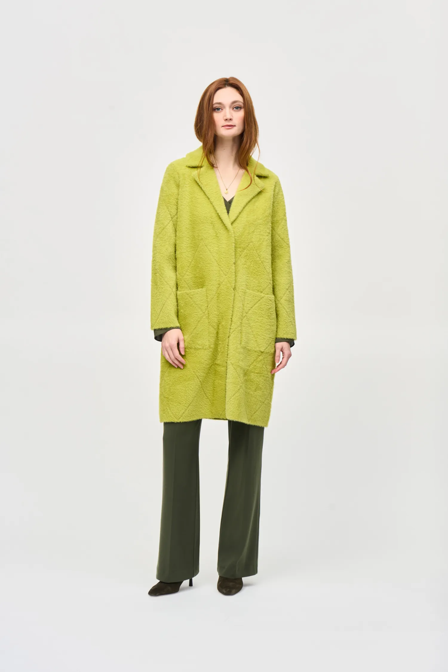 Joseph Ribkoff Notched Collar Coat - Style 233951