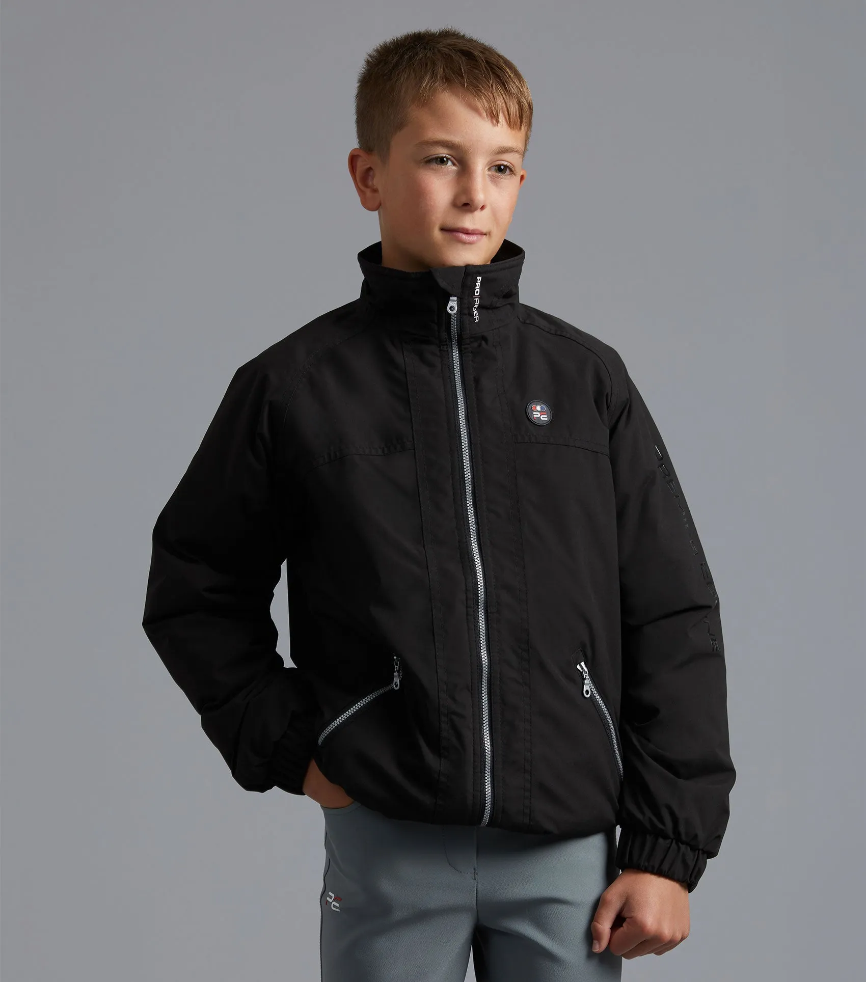 Junior Pro Rider Unisex Riding Jacket Black