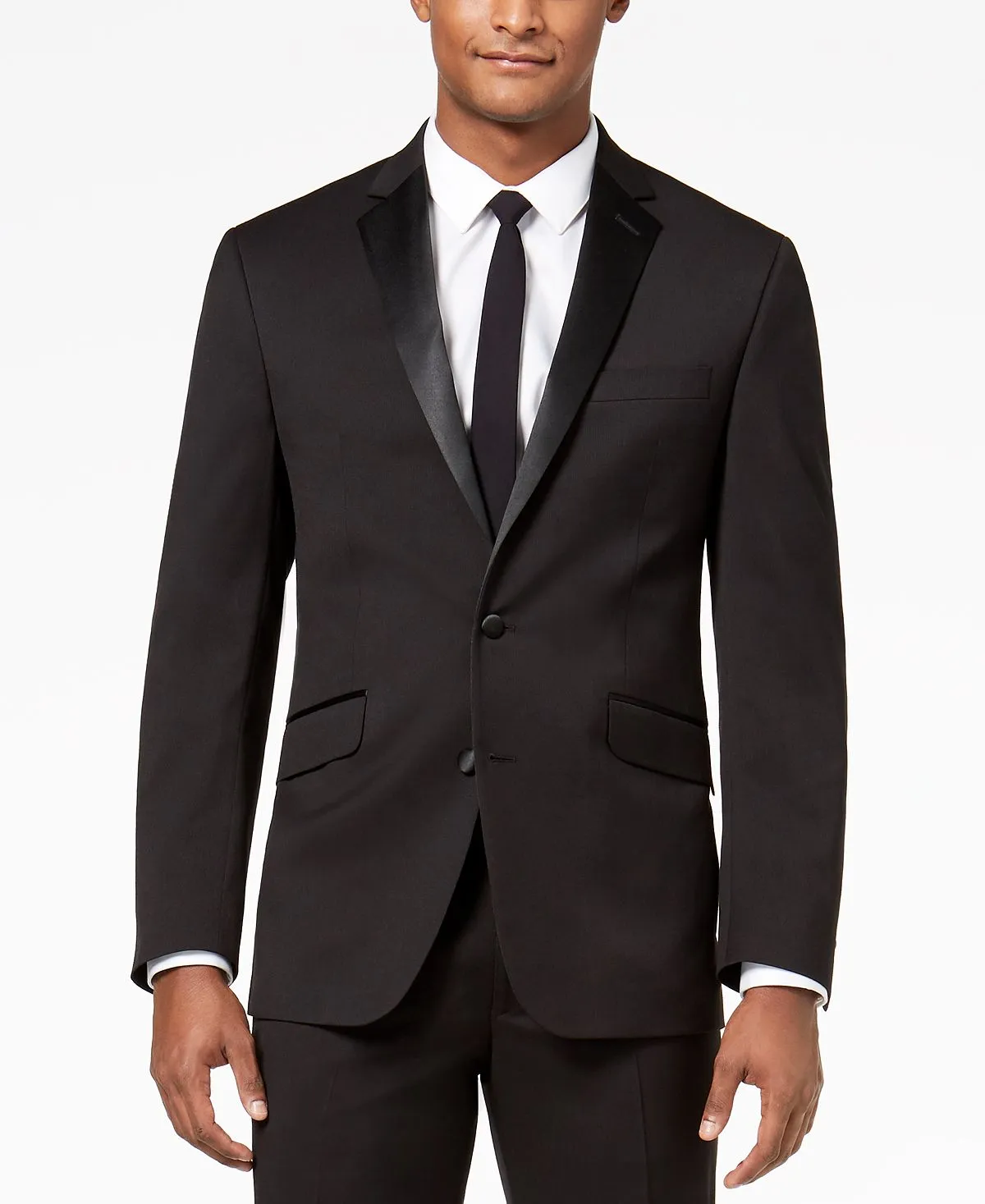 Kenneth Cole Reaction Men's Slim Fit Ready Made Flexible Tuxedo Jacket