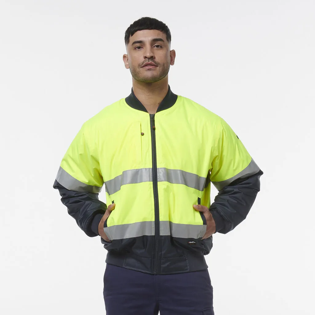 King Gee Hi Vis Reflective Bomber Jacket (K55032)