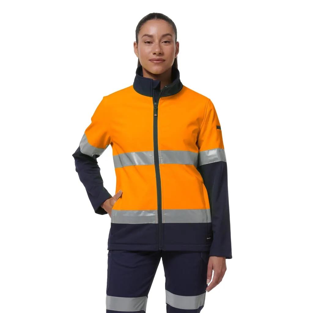 King Gee Women's Reflective Spliced Soft Shell Jacket (K45006)