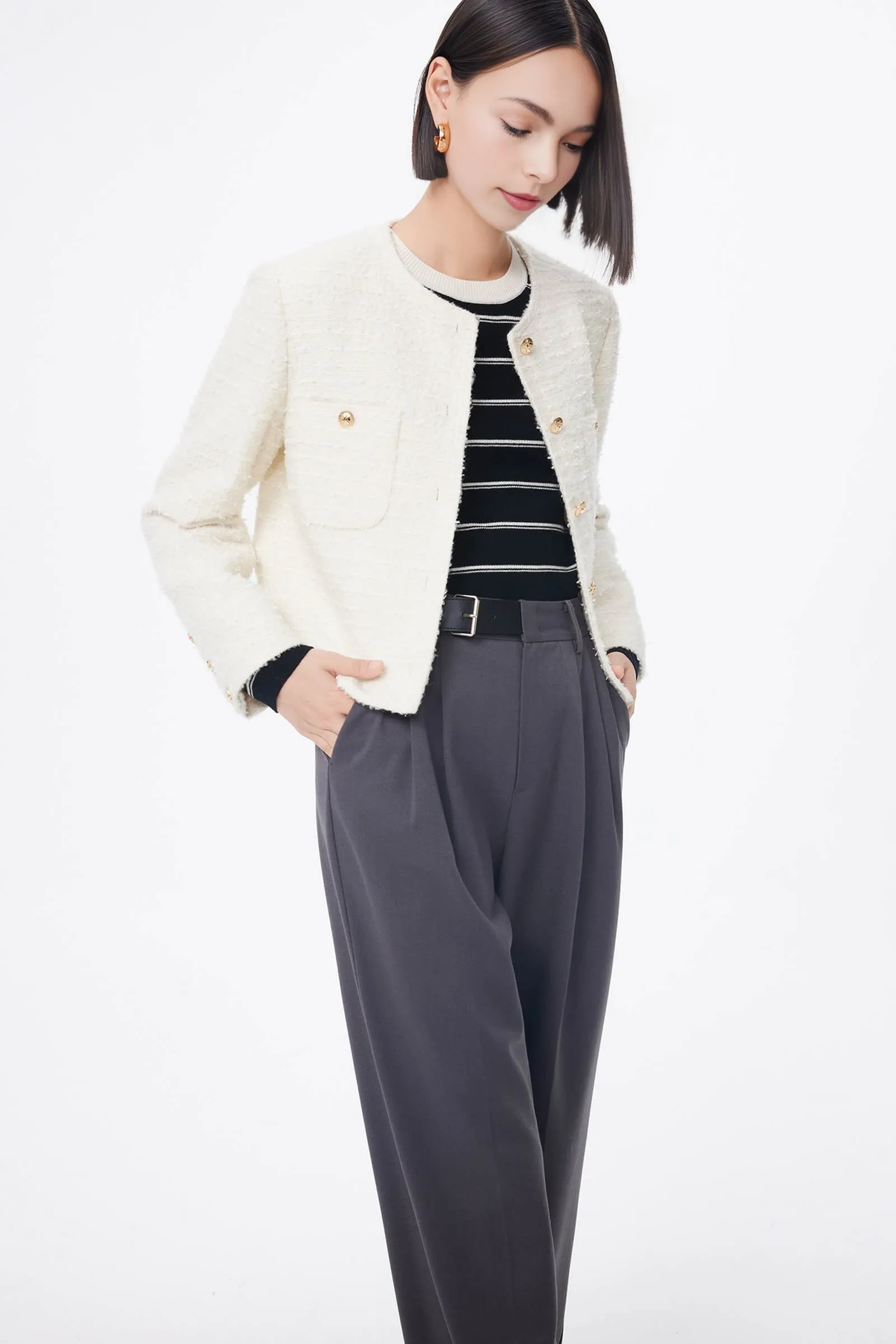 LILY Sheep Wool Petite Elegance Jacket