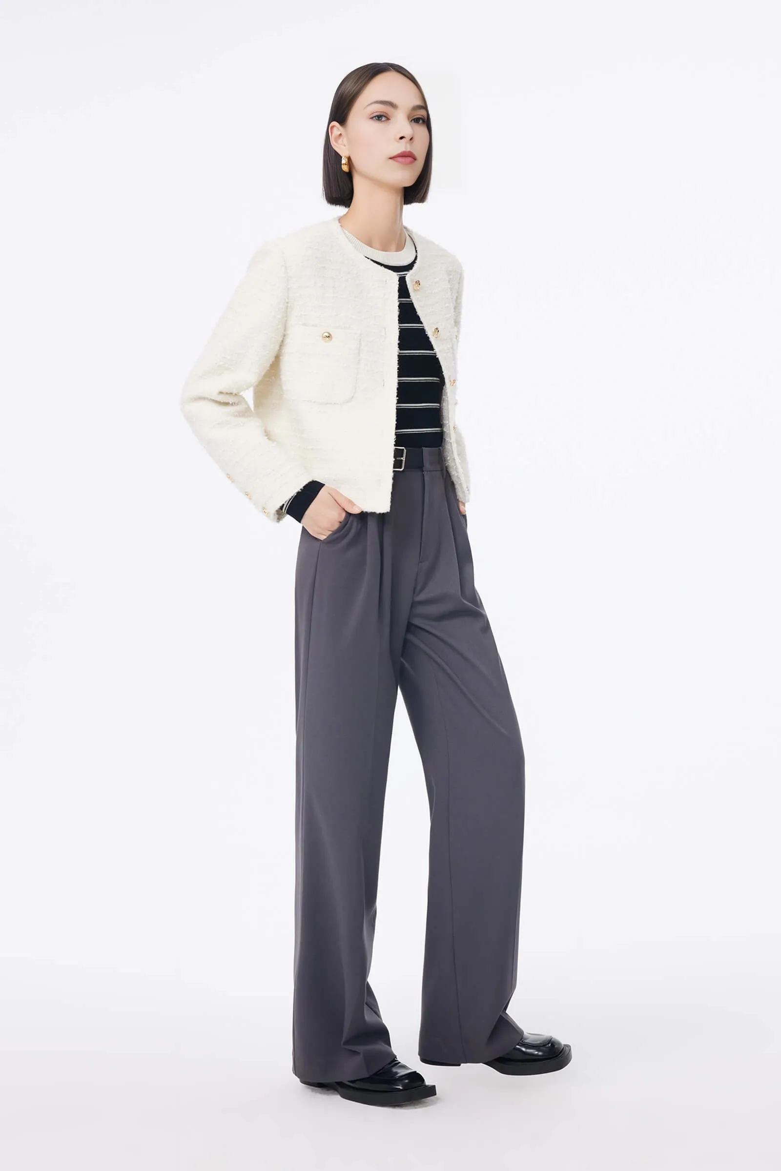 LILY Sheep Wool Petite Elegance Jacket