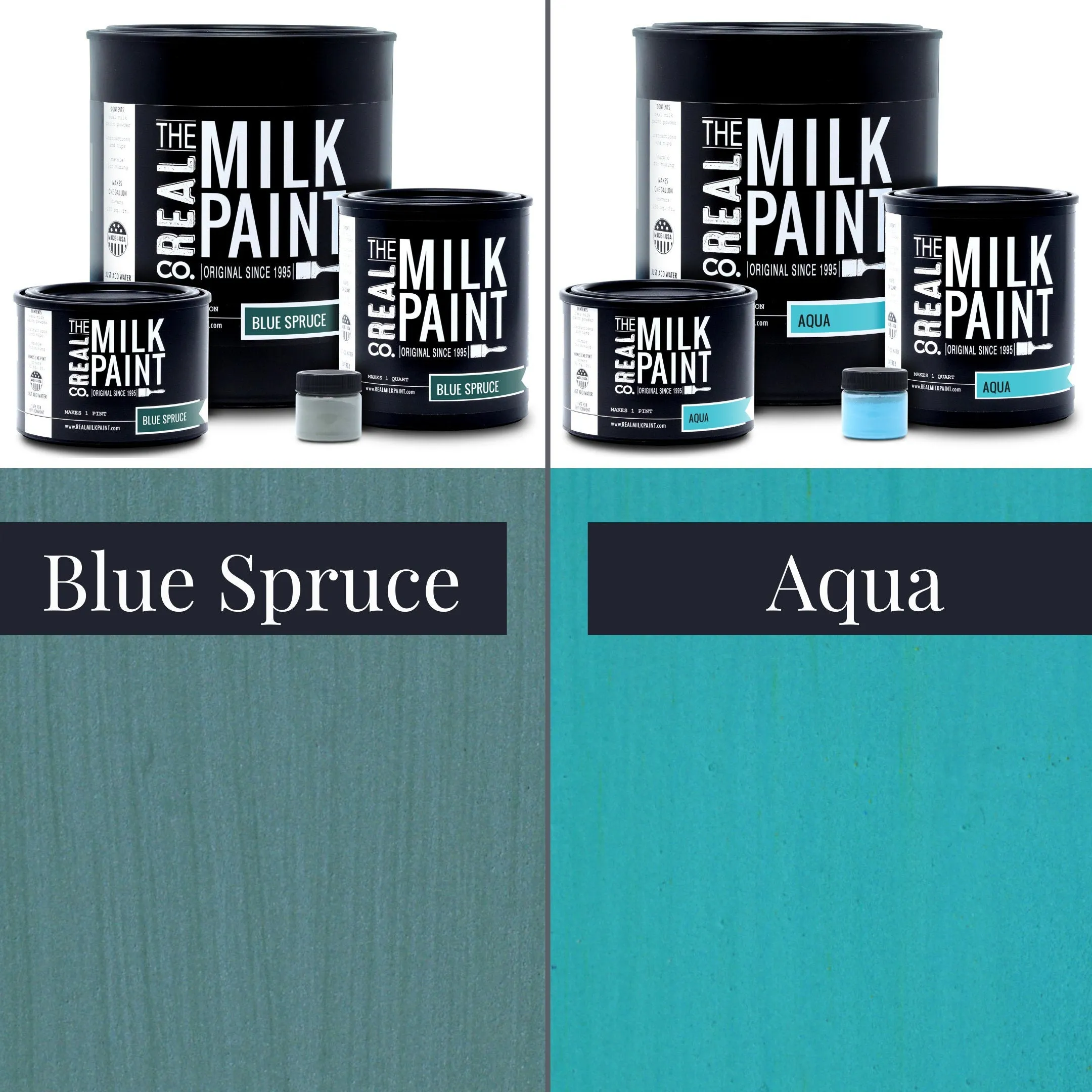 Milk Paint - The Blue Collection, All Natural VOC-free Finish