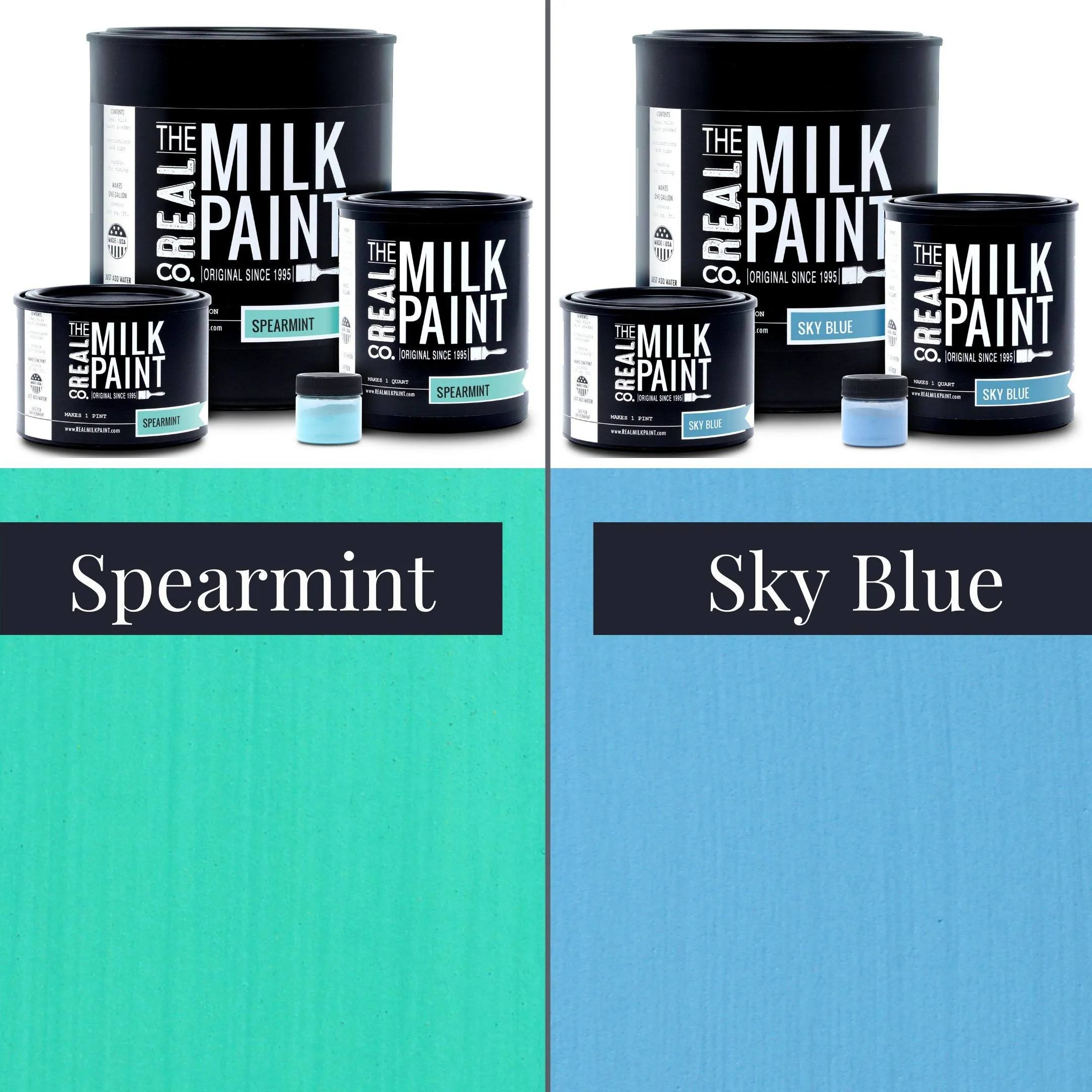 Milk Paint - The Blue Collection, All Natural VOC-free Finish