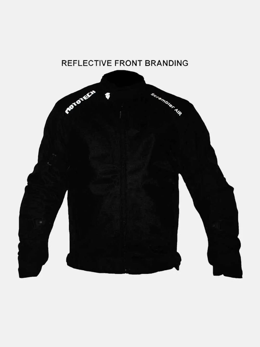 Mototech Scrambler Air Motorcycle Riding Jacket v2-Level 2-Black