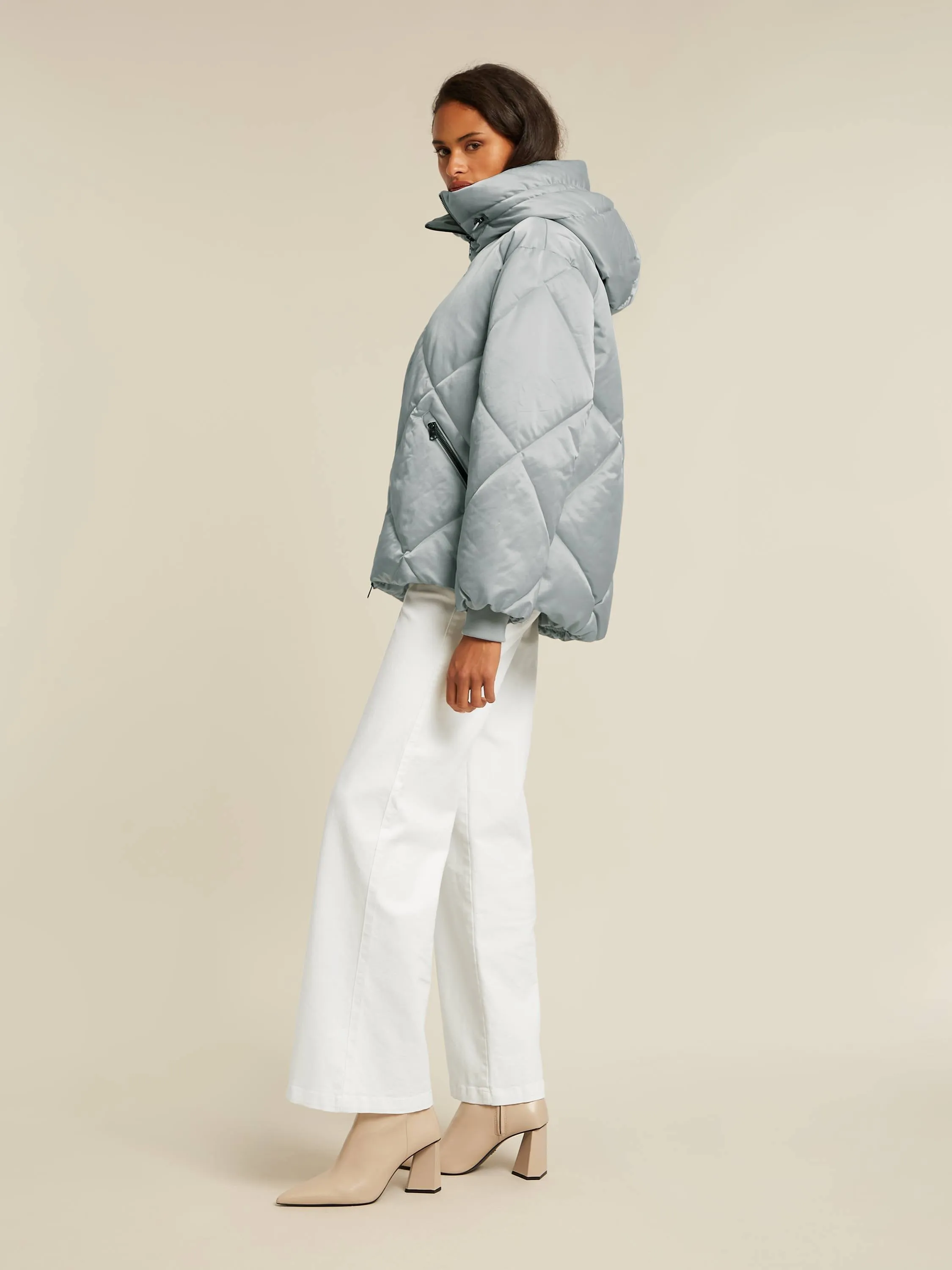 Nowy puffer jacket - Moonstone