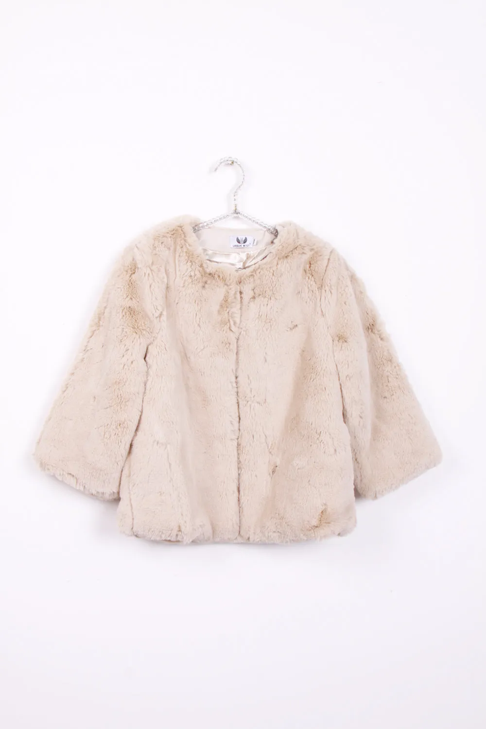 Plain Ultra Soft Faux Fur Jacket Coat