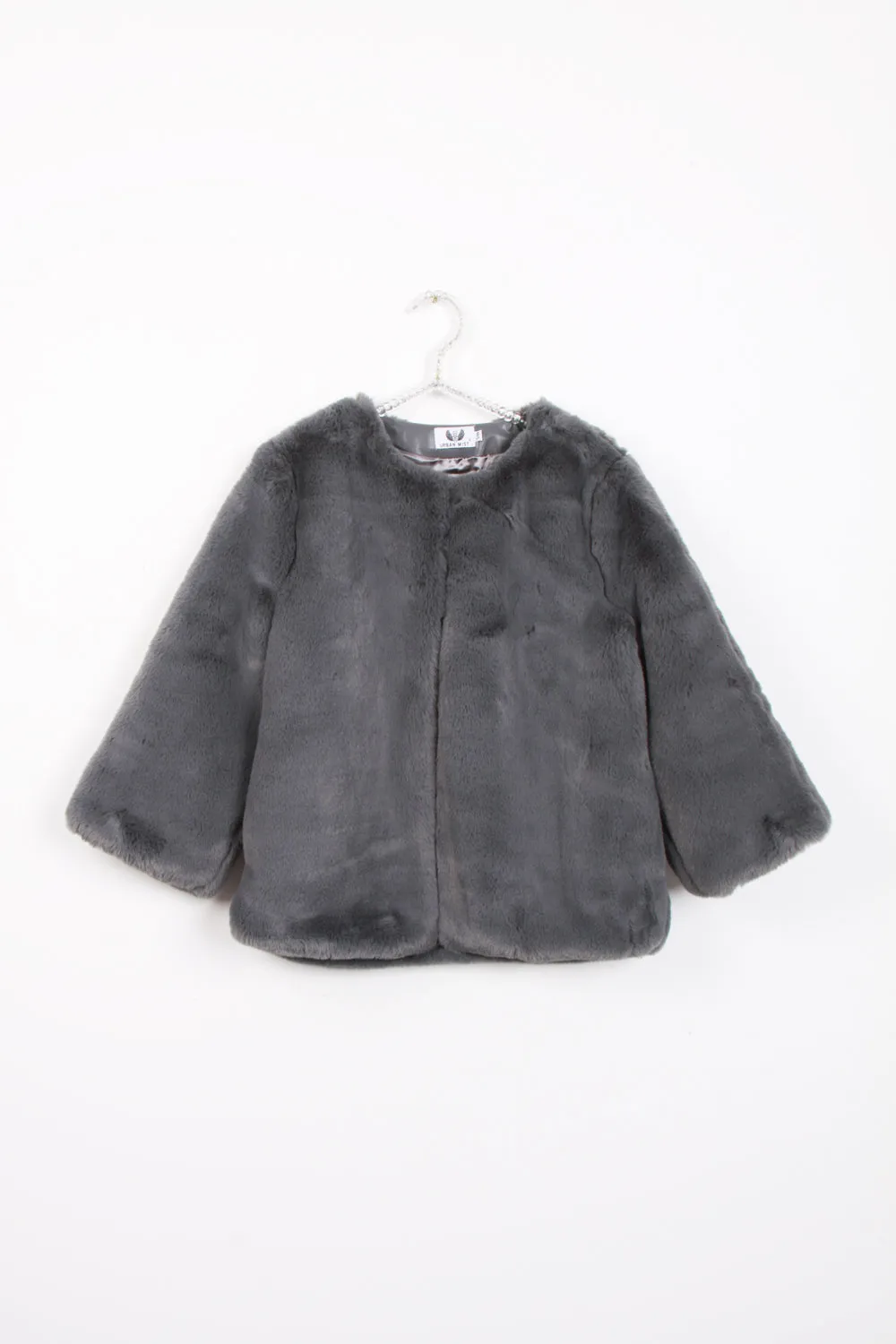 Plain Ultra Soft Faux Fur Jacket Coat