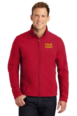 Port Authority Core Soft Shell Customized Jackets, Rich Red