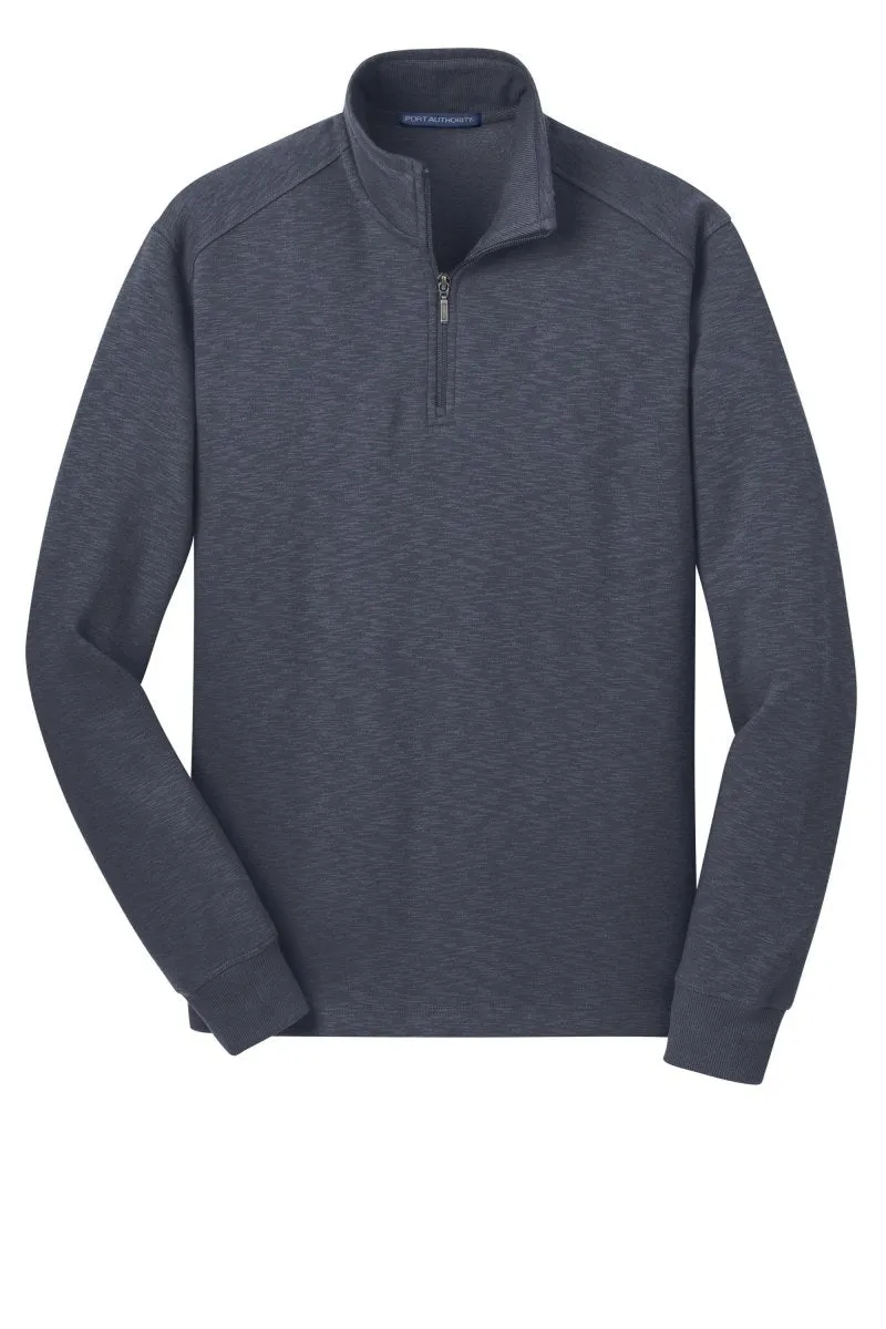 Port Authority® Slub Fleece 1/4-Zip Pullover