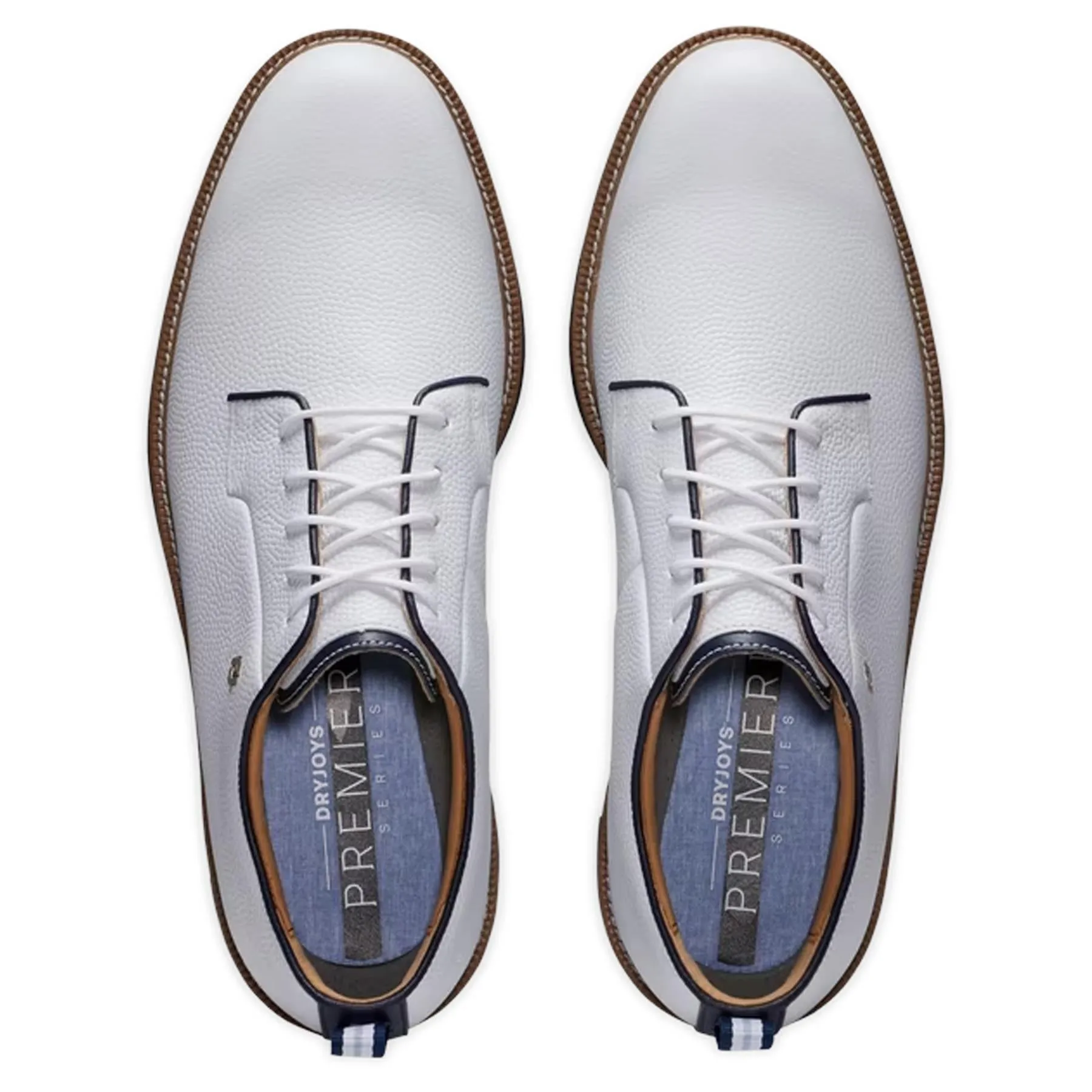 Premiere Series Field Cleated Golf Shoes White/Navy - 2025