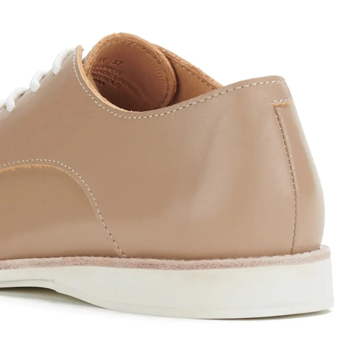 Rollie Womens Derby Super Soft Latte Leather Shoe