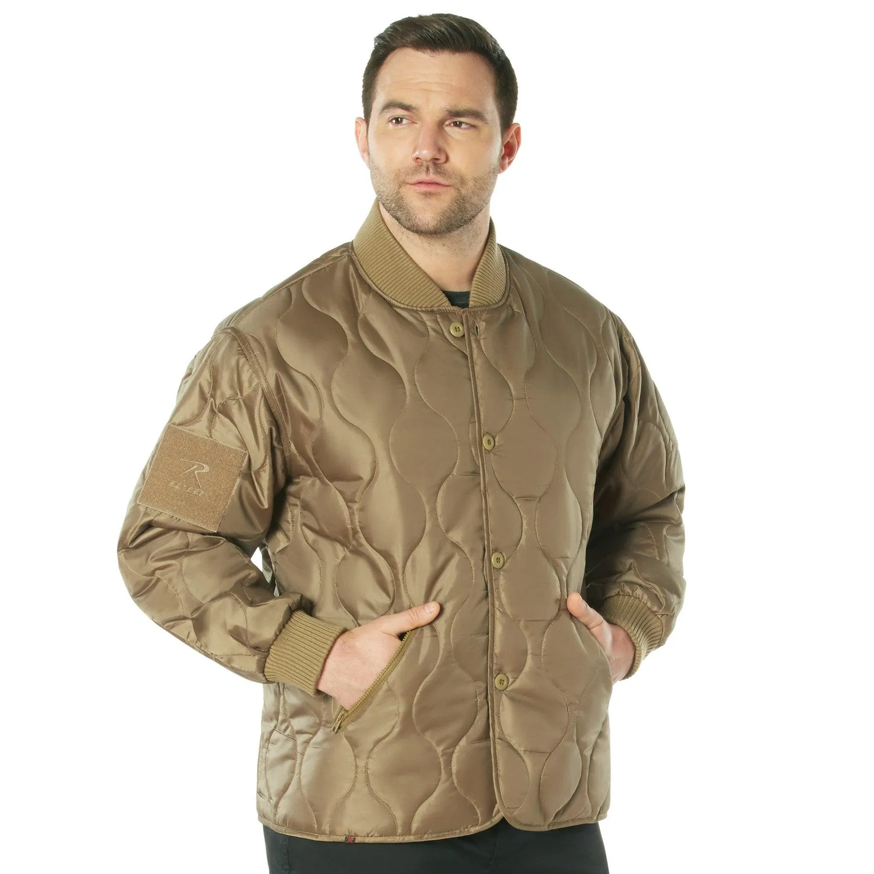 Rothco Mens Nylon Quilted Woobie Jacket