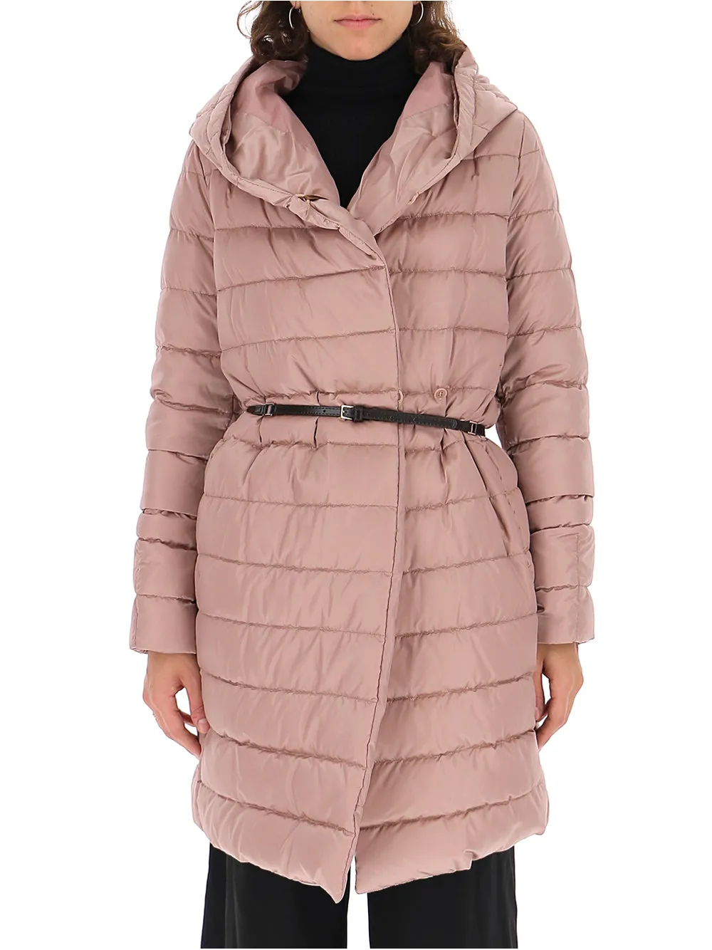 'S Max Mara Hooded Down Coat