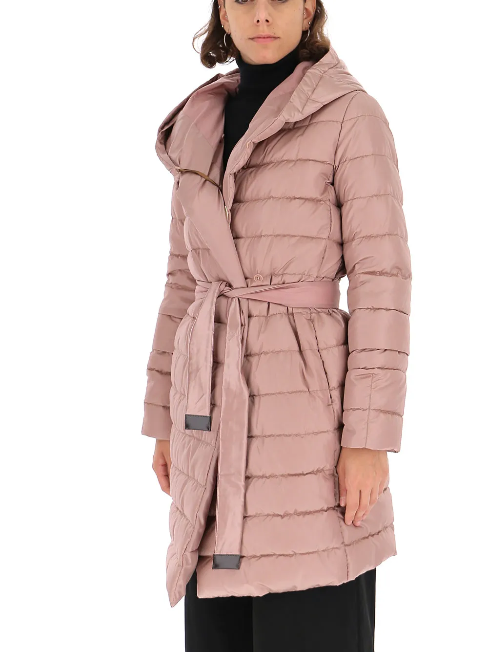 'S Max Mara Hooded Down Coat