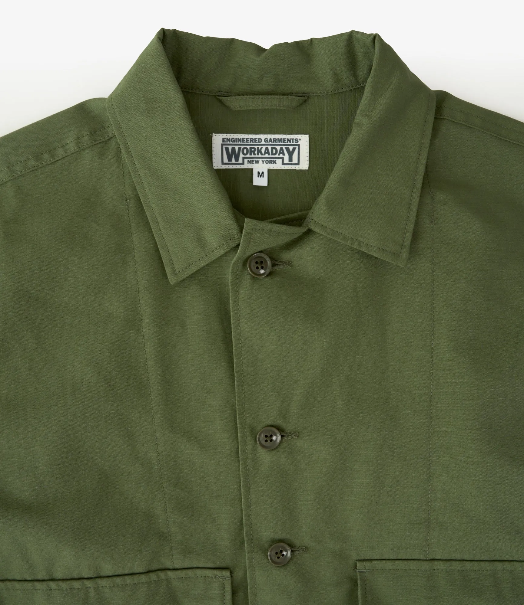 Sea Bees Jacket – Olive Ripstop Cotton