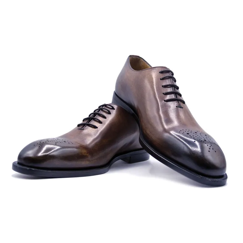 SMPL-LD-001 Calfskin Laceup Derby Size 9