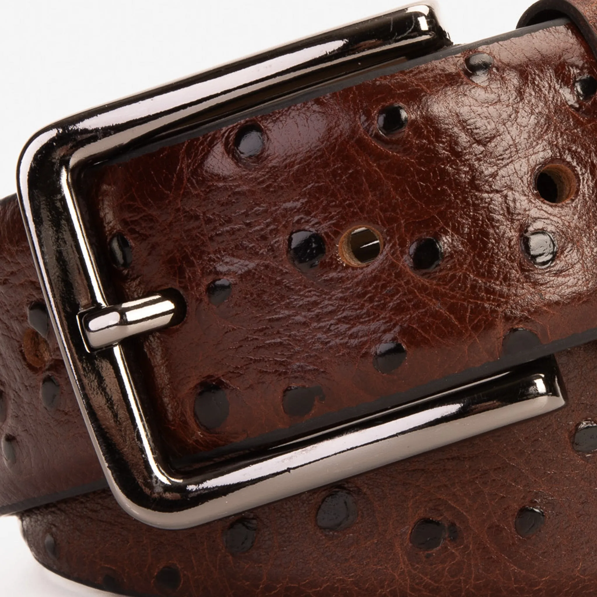 The Johannesburg Brown Leather Belt