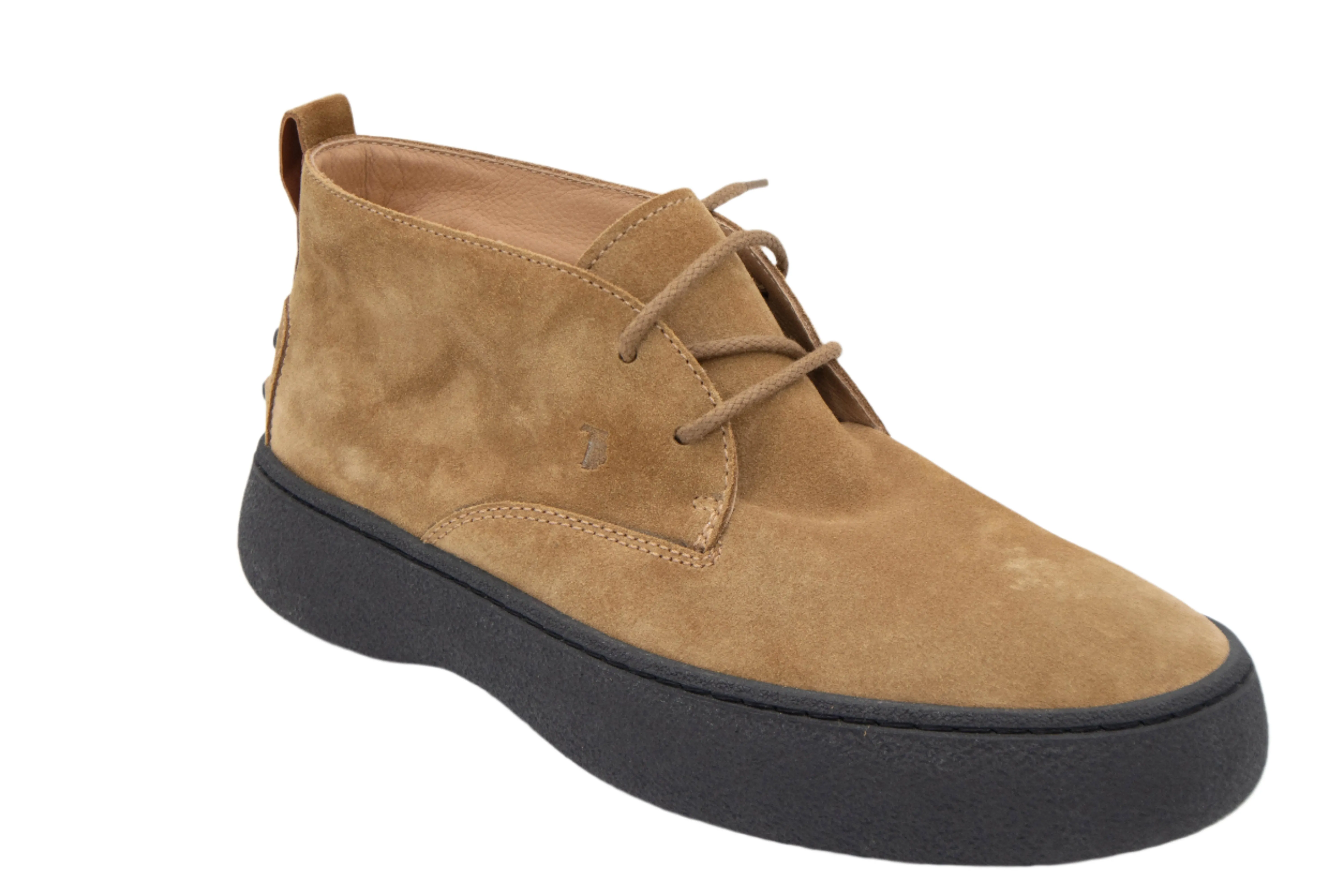 Tods Mens Suede Leather Boots in Brown