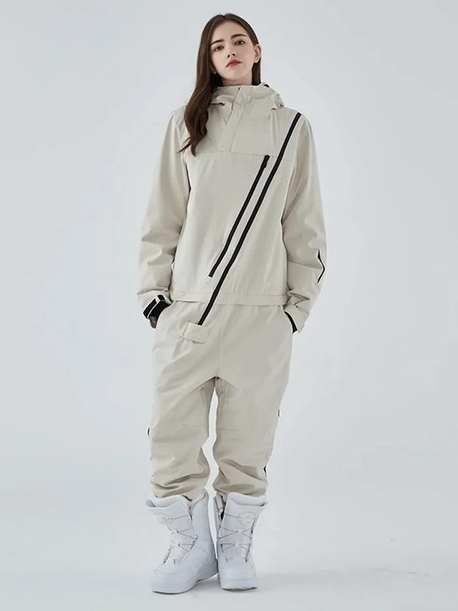 Unisex Cotton One-Piece Warm Ski Suit - SF2064