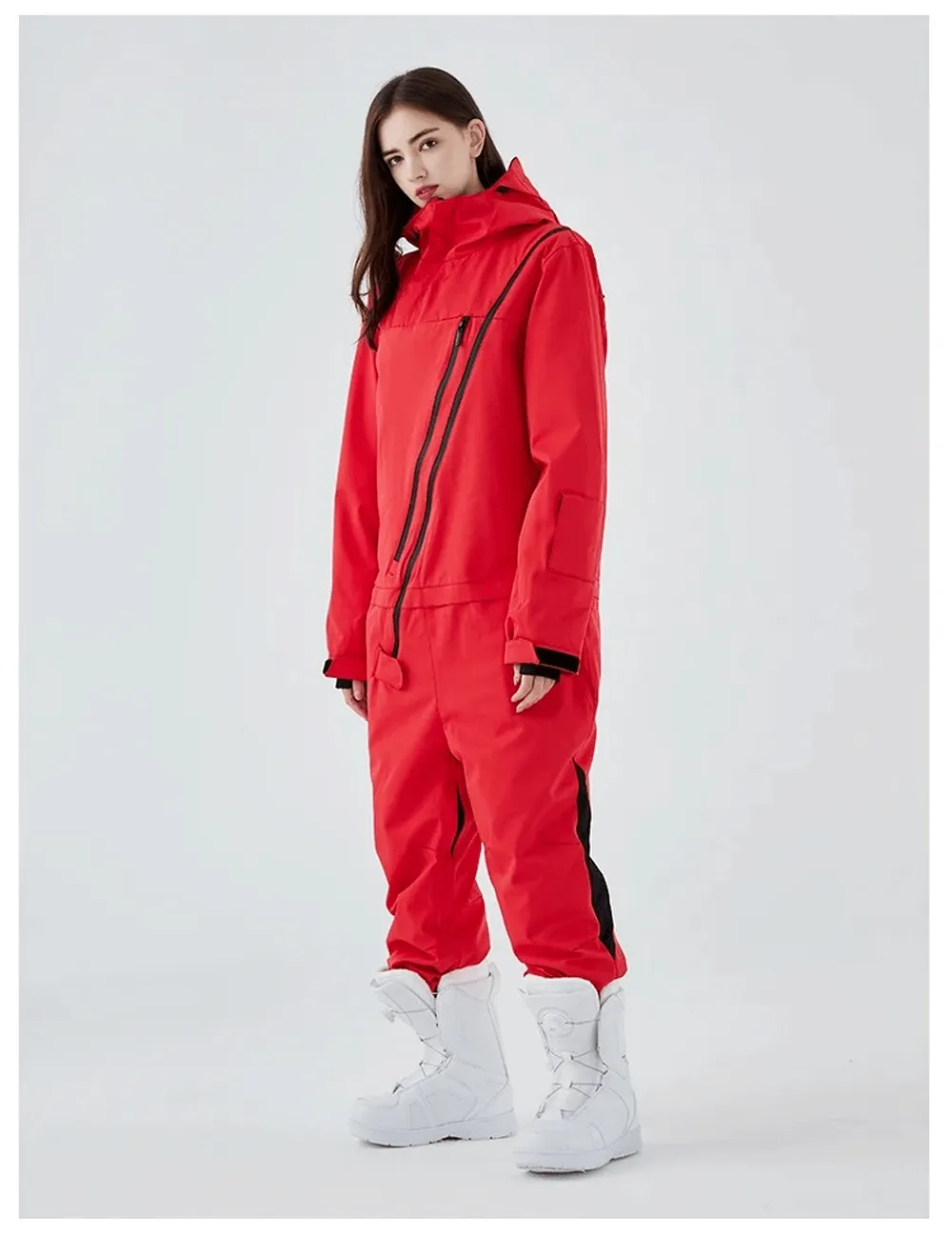 Unisex Cotton One-Piece Warm Ski Suit - SF2064