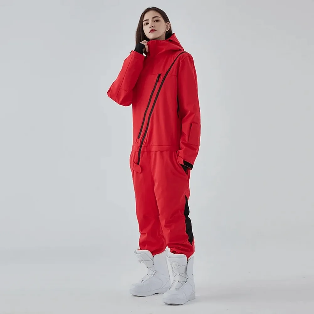 Unisex Cotton One-Piece Warm Ski Suit - SF2064